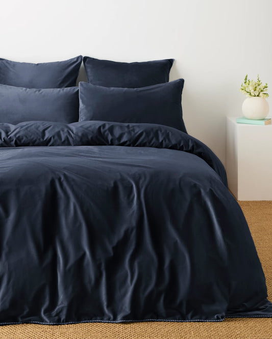 Lacy Velvet Quilt Cover Set