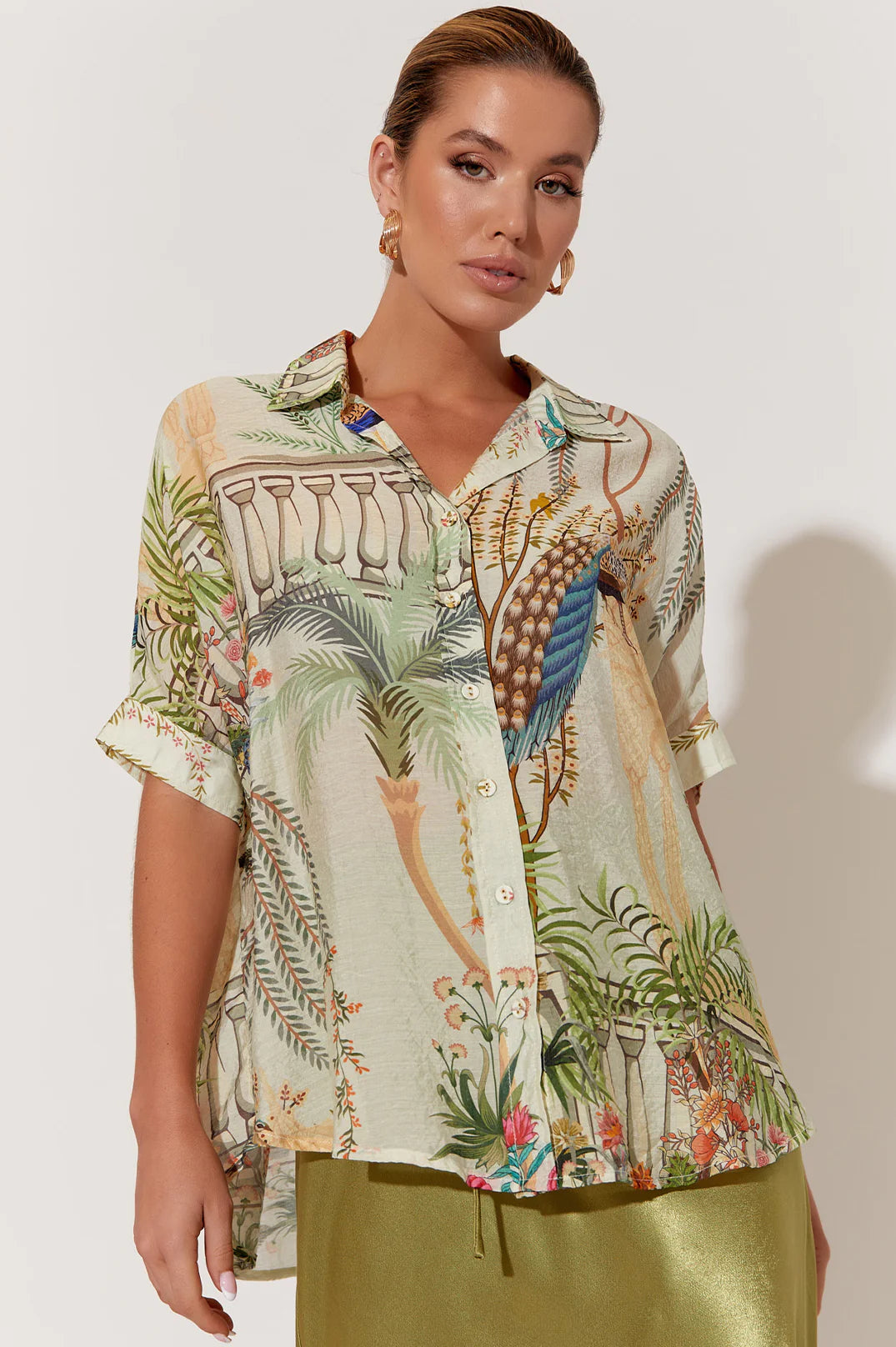 NAOMI ORIENTAL SHIRT (PRINT)