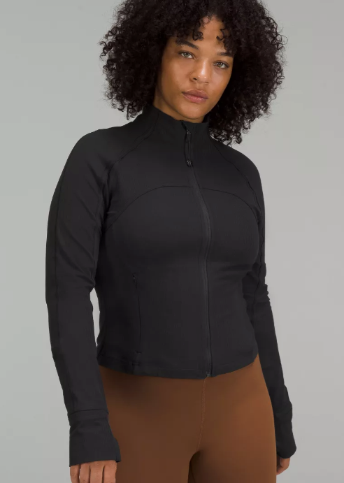 Cropped Define Jacket Ribbed Nulu