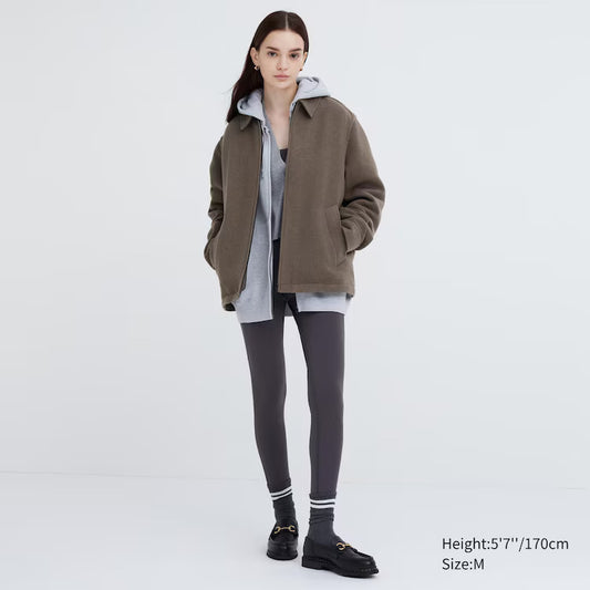 Single Collar Short Blouson