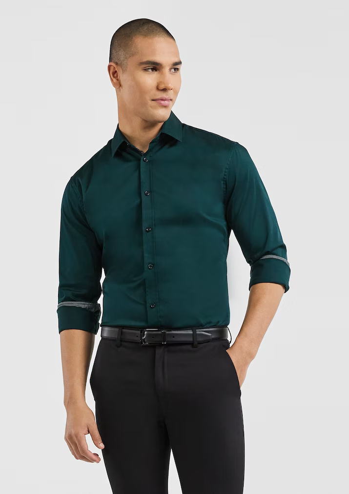 Emerald Gallagher Slim Stretch Shirt