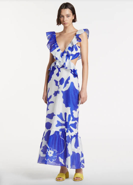 VIVI FRILL MAXI DRESS