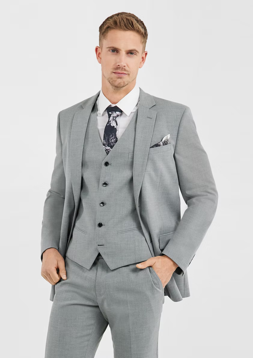 Mid Grey Rix Waistcoat